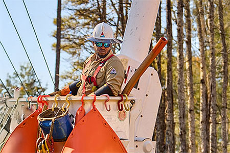 Delivering Energy Lineworker Jessie
