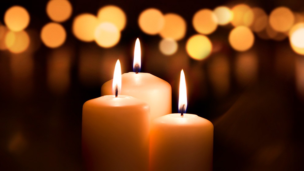 burning candles