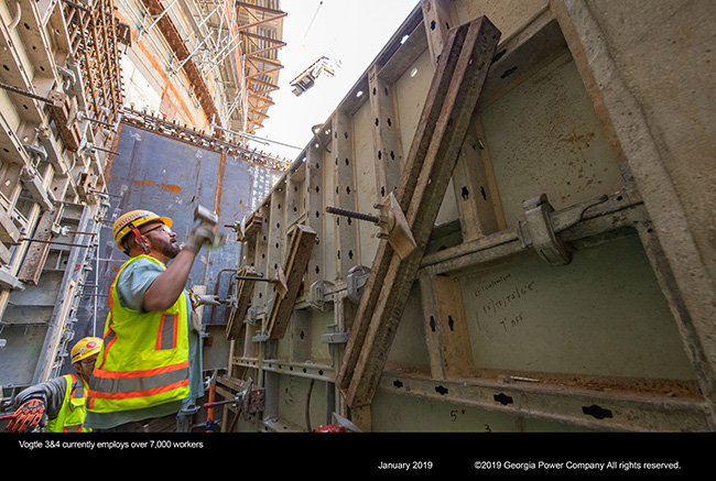 Vogtle 3&4 currently employs over 7,000 workers