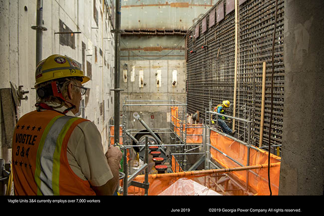 Vogtle Units 3&4 employs over 7,000 workers