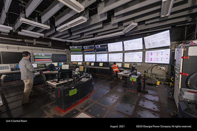 Unit 3 control room
