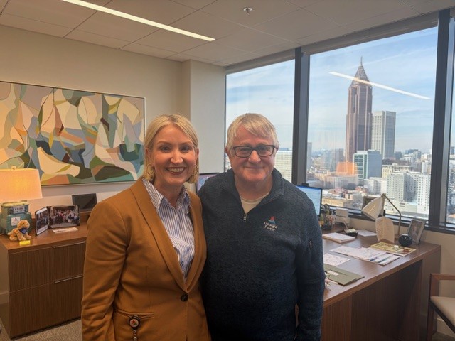 Vince with daughter Lindsay Hill, VP of Human Resources