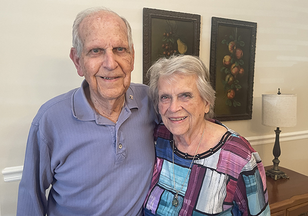 Jim and Jean at their home in Hiawassee.