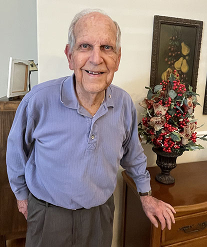 Jim at his home in Hiawassee.