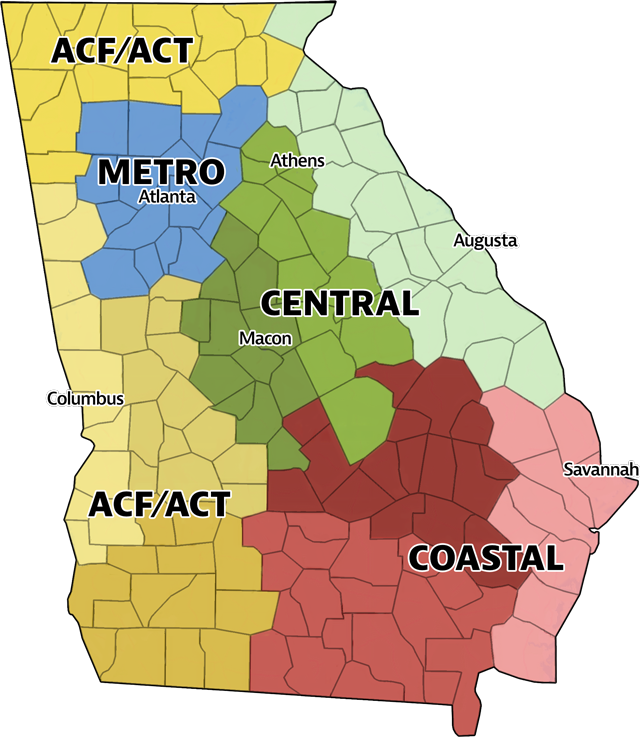 region map
