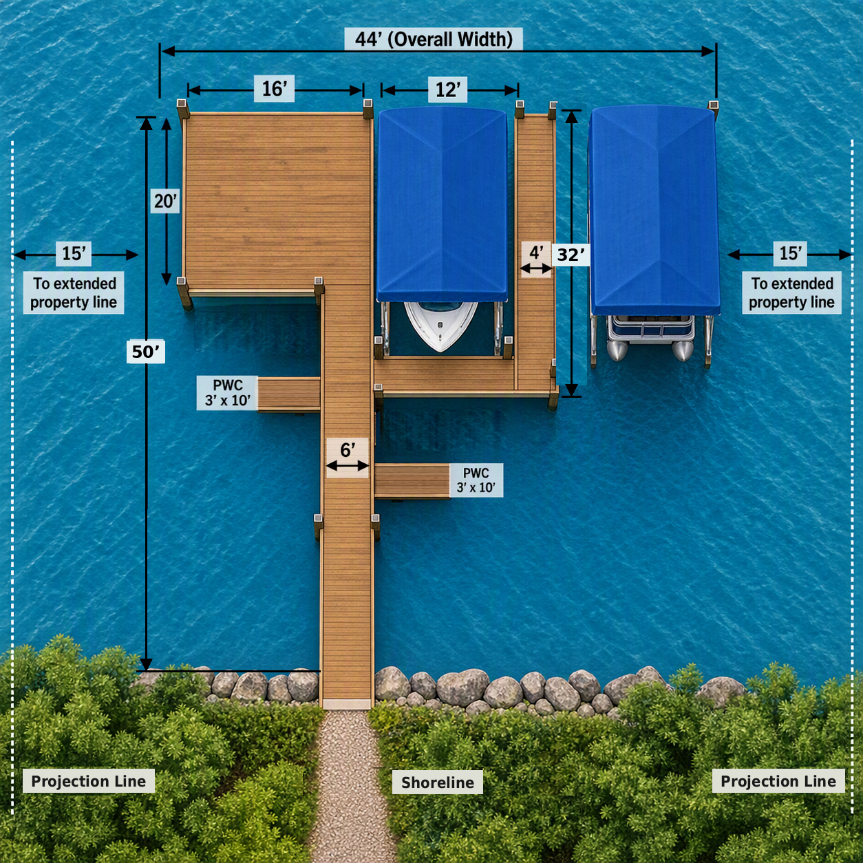 single stall dock